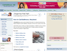 Tablet Screenshot of callingbaltimore.com